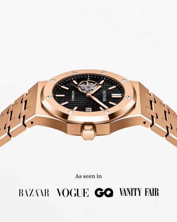 Royal Monak - Rose Gold Black Dial