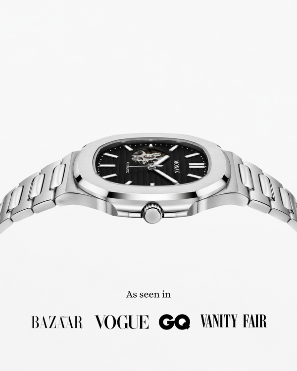Nautilusnak - Black Dial Open Heart