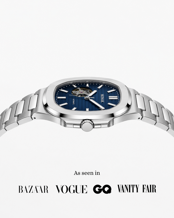Nautilusnak - Blue Dial Open Heart