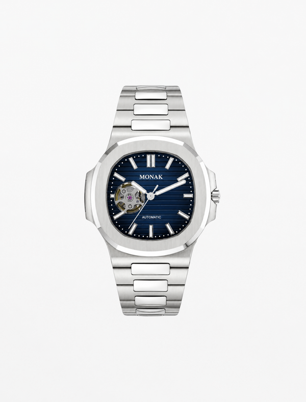 Nautilusnak - Blue Dial Open Heart