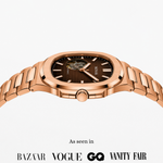 Nautilusnak - Chocolate Dial Rose Gold Open Heart