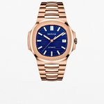 Nautilusnak - Blue Dial Rose Gold