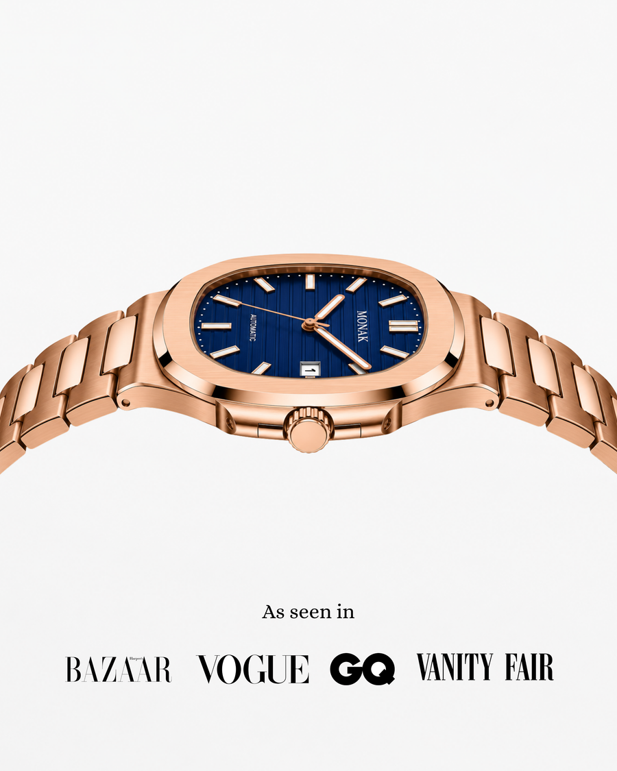 Nautilusnak - Blue Dial Rose Gold