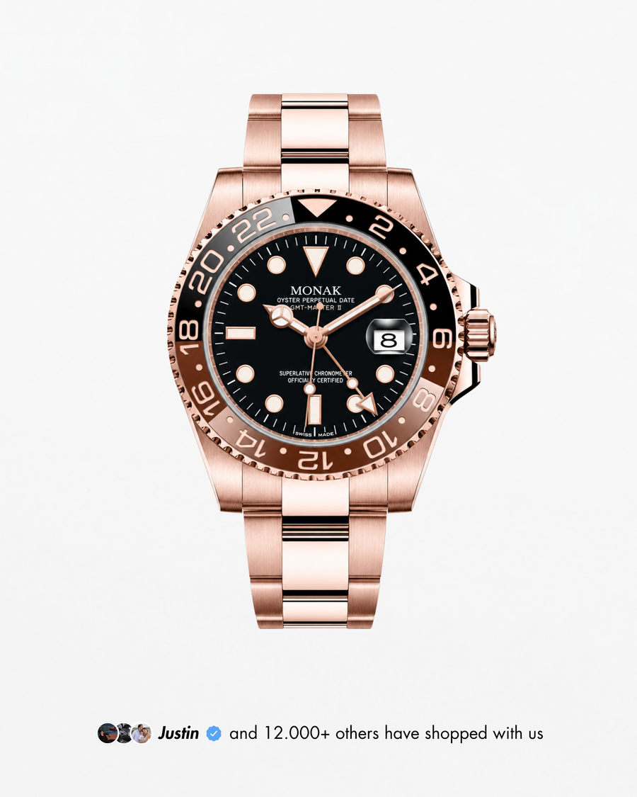 GMT Monak - Rose Gold Rootbeer