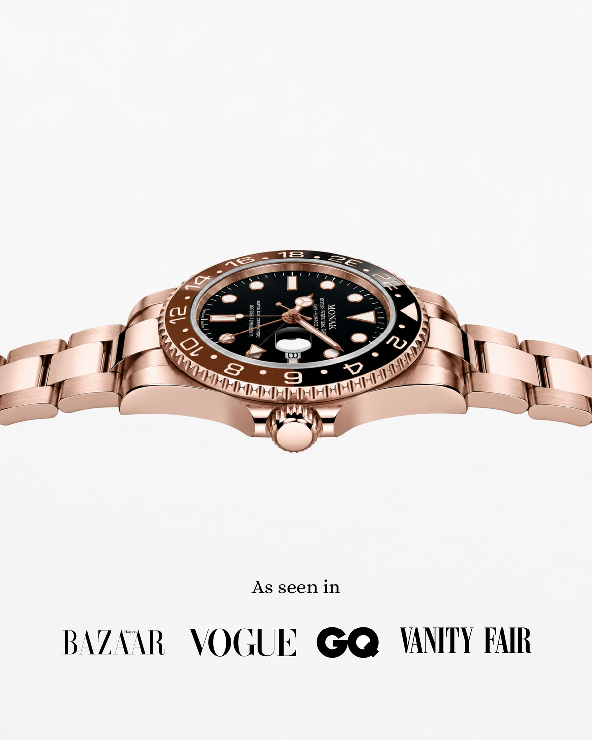 GMT Monak - Rose Gold Rootbeer