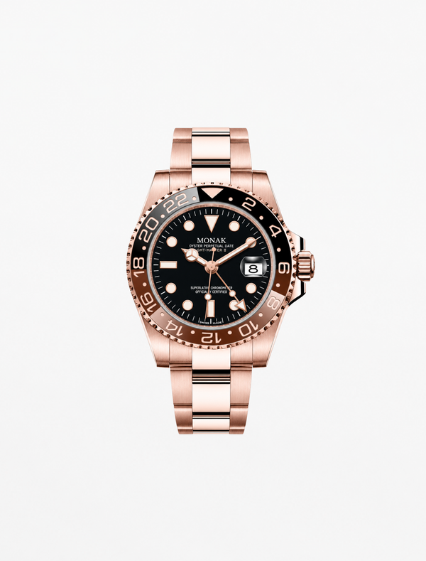 GMT Monak - Rose Gold Rootbeer