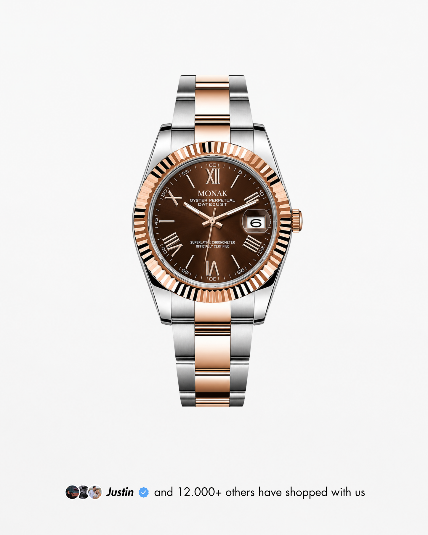 Monakjust - Two Tone Roman Chocolate
