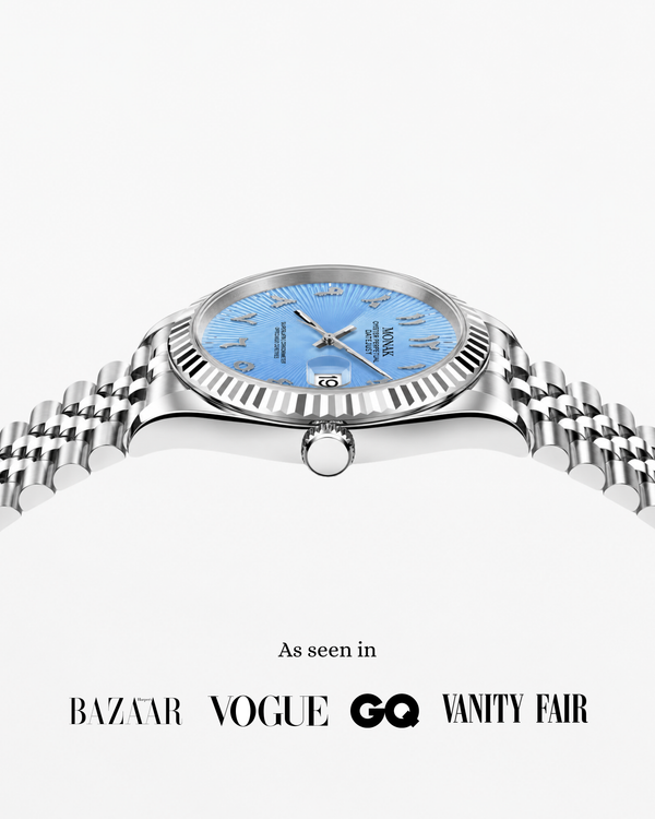 Monakjust - Baby Blue Arabic Dial