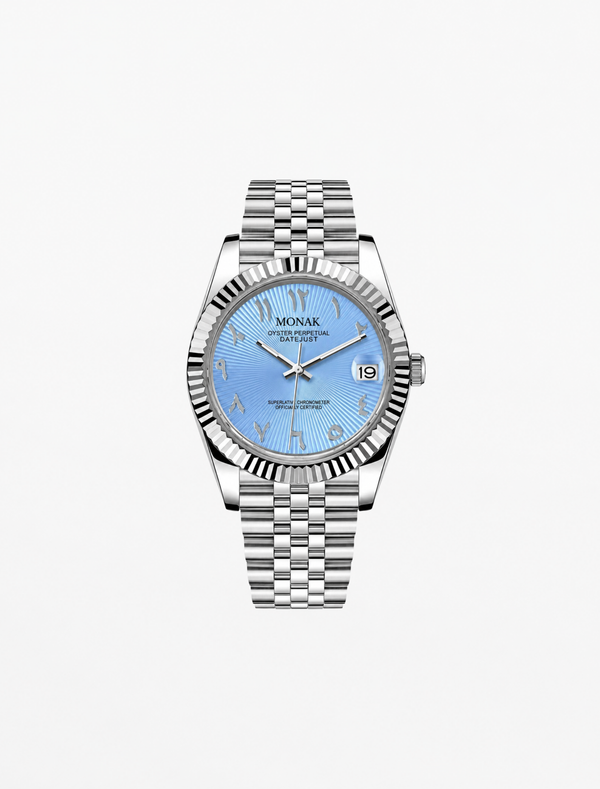 Monakjust - Baby Blue Arabic Dial