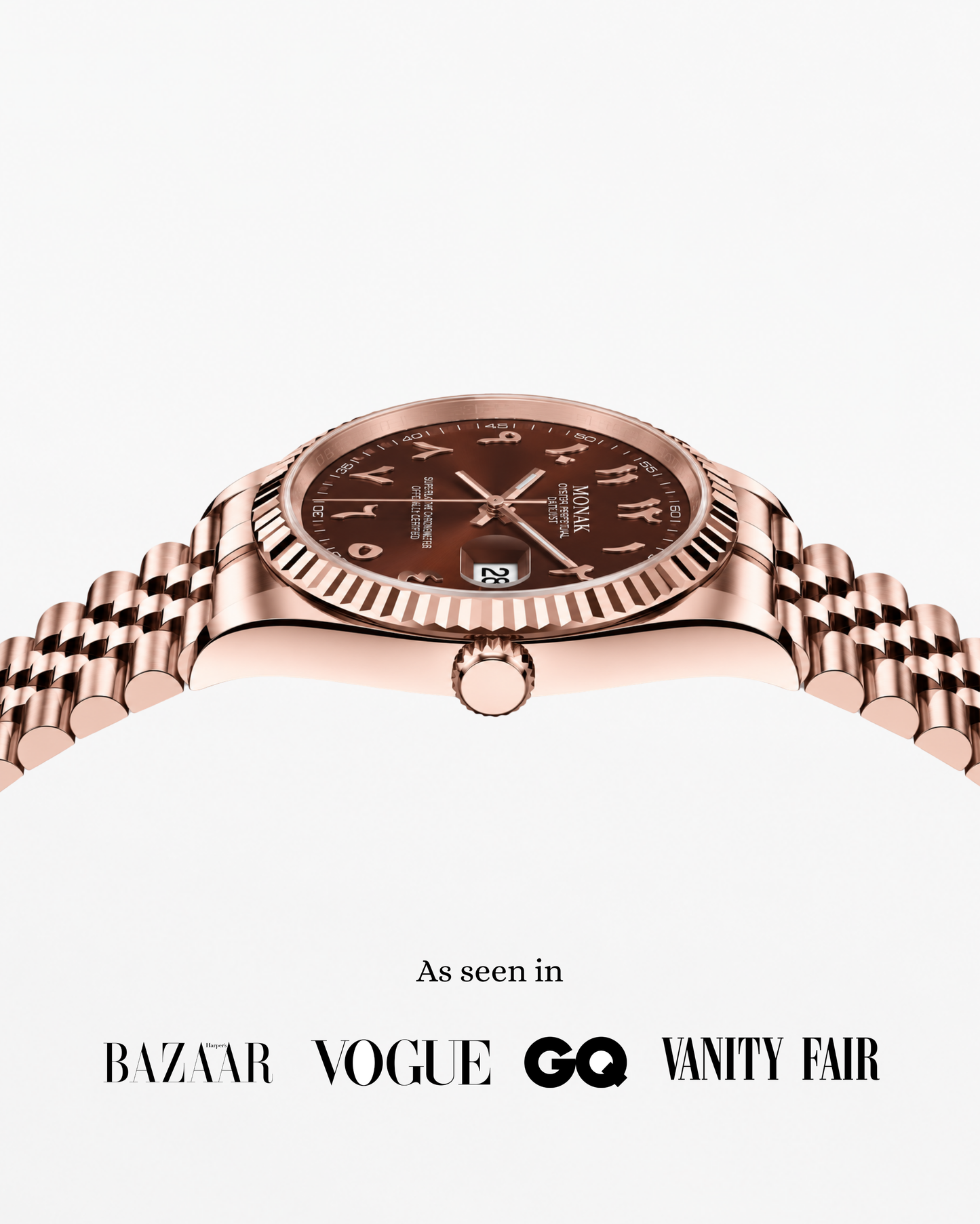 Monakjust - Chocolate Rose Gold Arabic