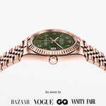Monakjust - Rose Gold Olive Green Arabic