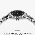 Monakjust - Geometric Black Dial