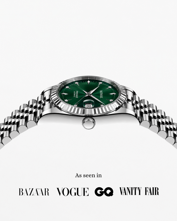 Monakjust - Geometric Green Dial