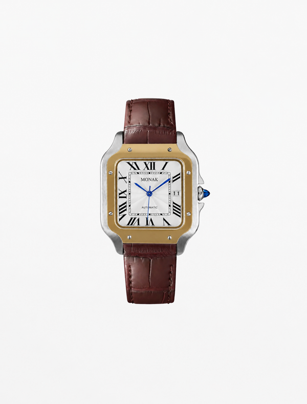 Santosnak - White Brown Leather