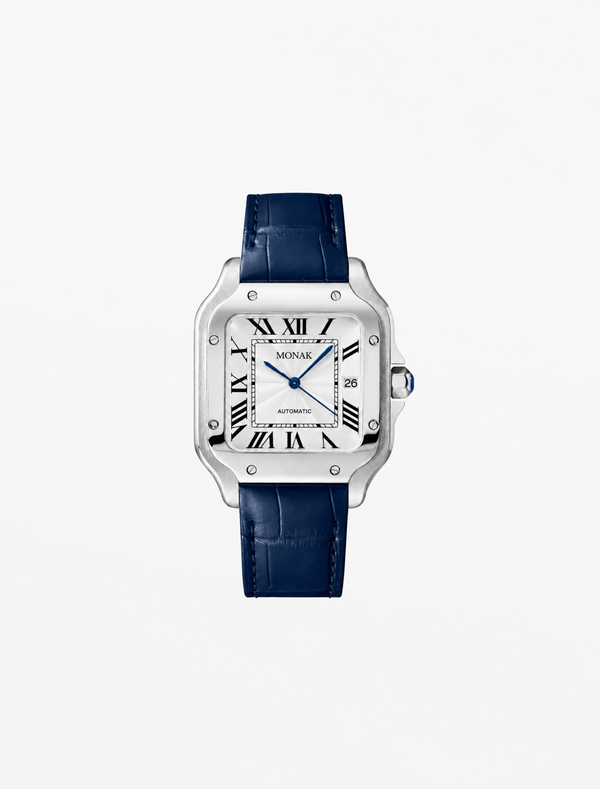 Santosnak - White Blue Leather