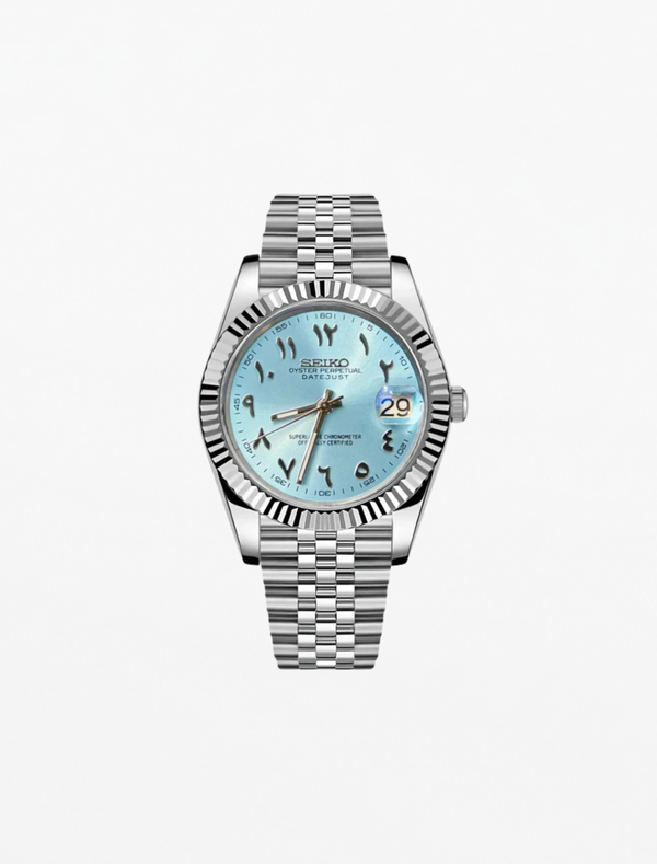 Monakjust - Baby Blue Arabic Dial