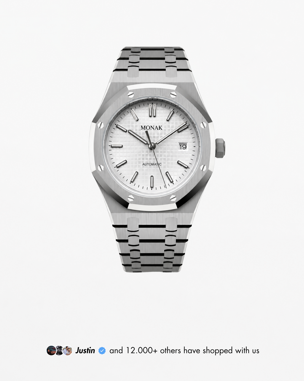 Royal Monak - White Dial