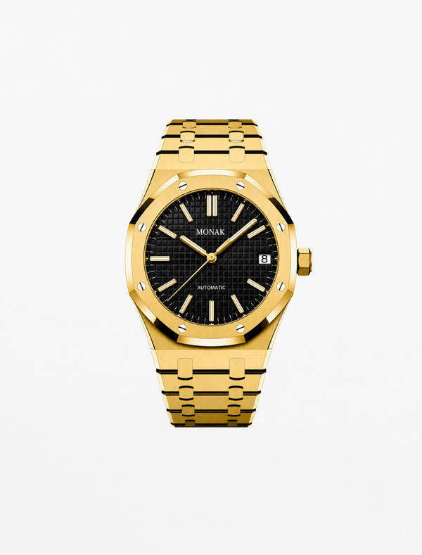 Royal Monak - Gold and Black Dial