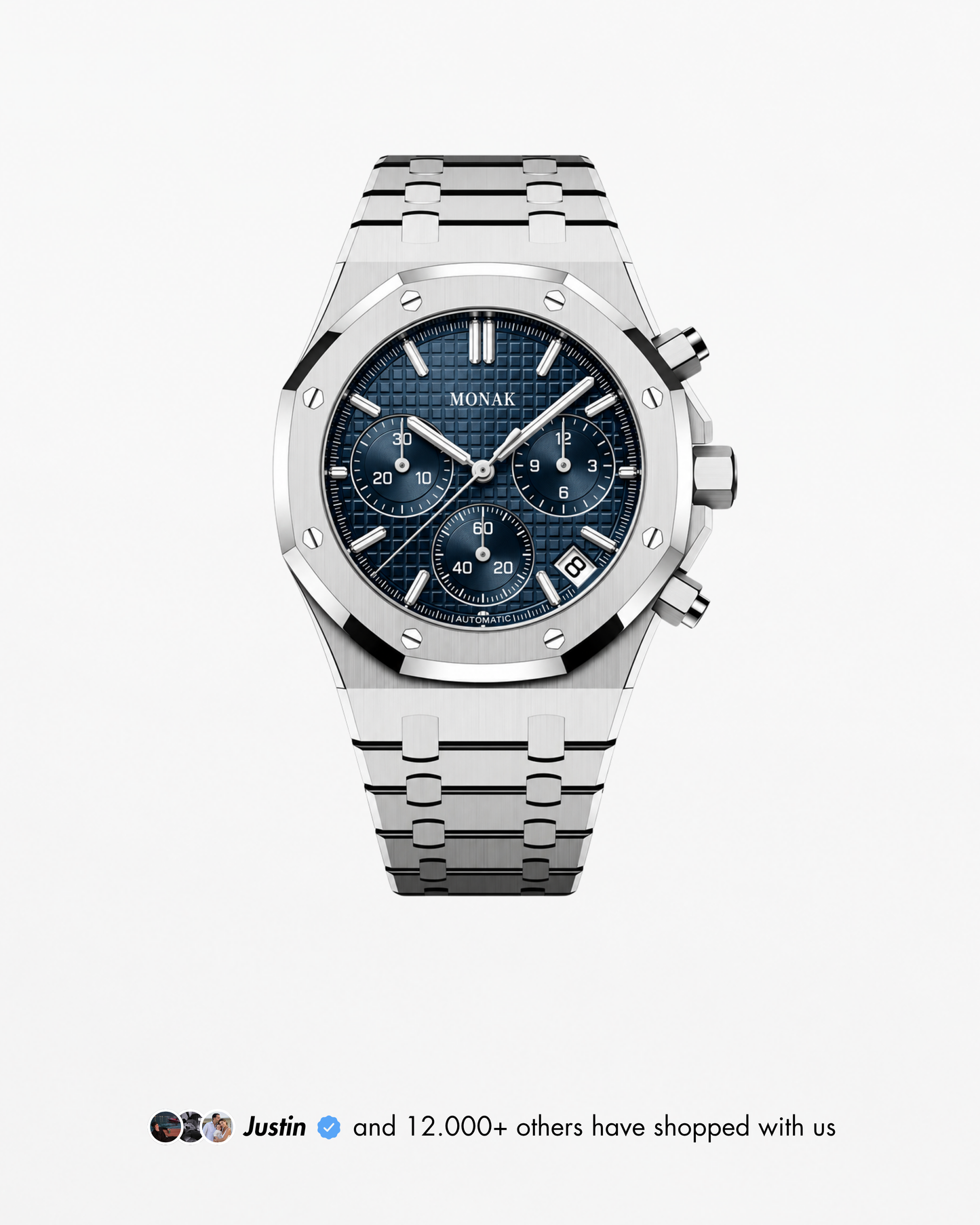 Royal Monak - Blue Chronograph