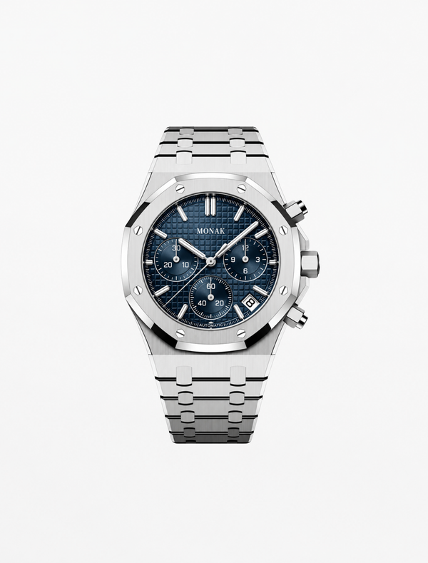 Royal Monak - Blue Chronograph