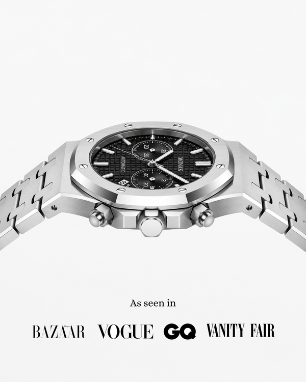 Royal Monak - Black Chronograph