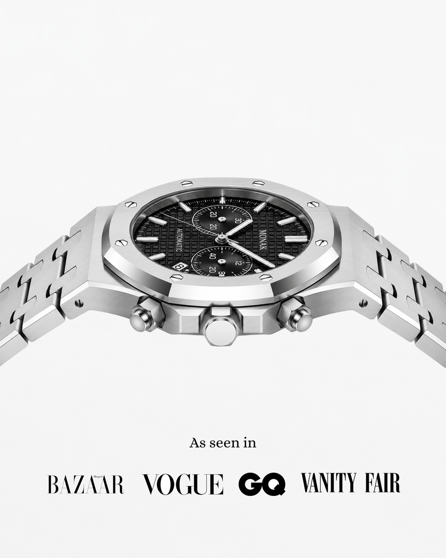 Royal Monak - Black Chronograph