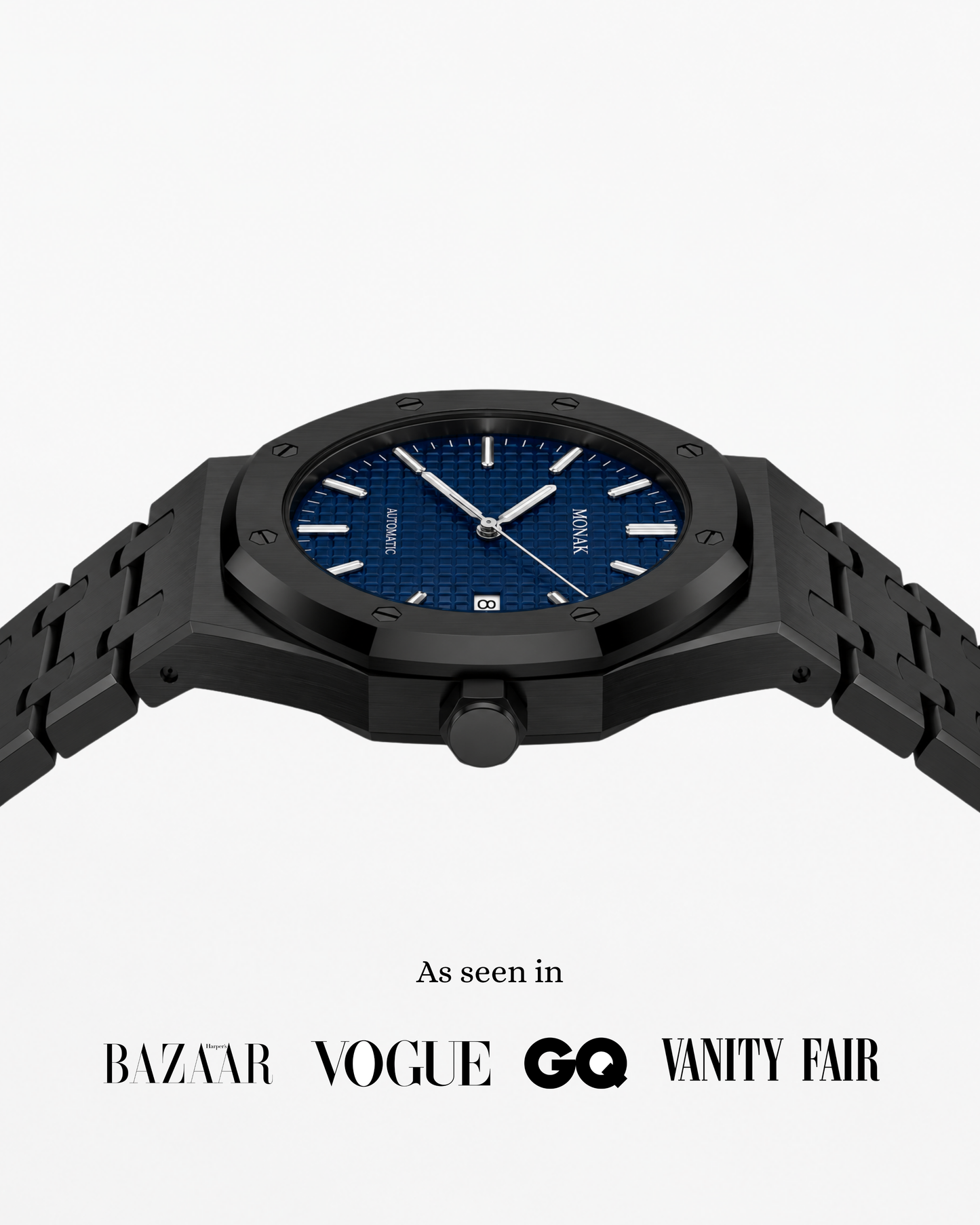 Royal Monak - Black Ceramic and Blue Dial